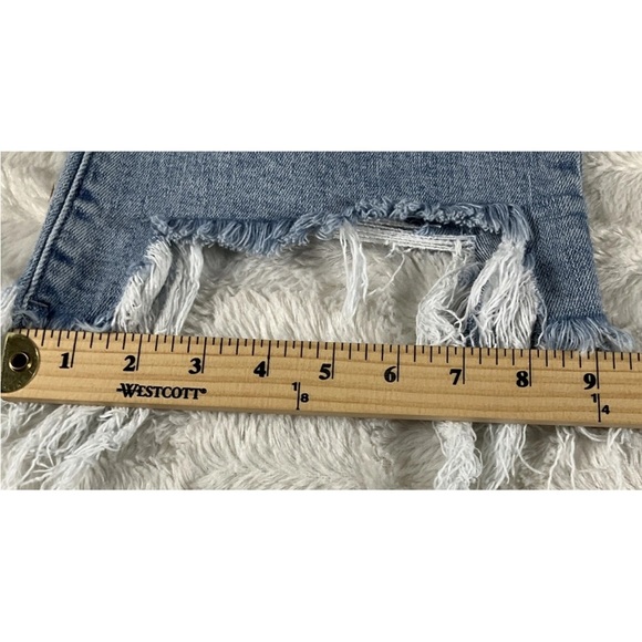 Blakeley Size 3 Women’s  Wide Leg  Crop Stretch Jeans Destroyed - Picture 11 of 11